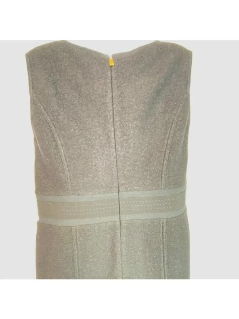 Tory Burch A-Line Wool Dress With Large Sequin Hem Detail Size Large